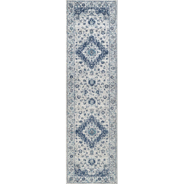 Indhira Ornate Medallion Persian Area Rug